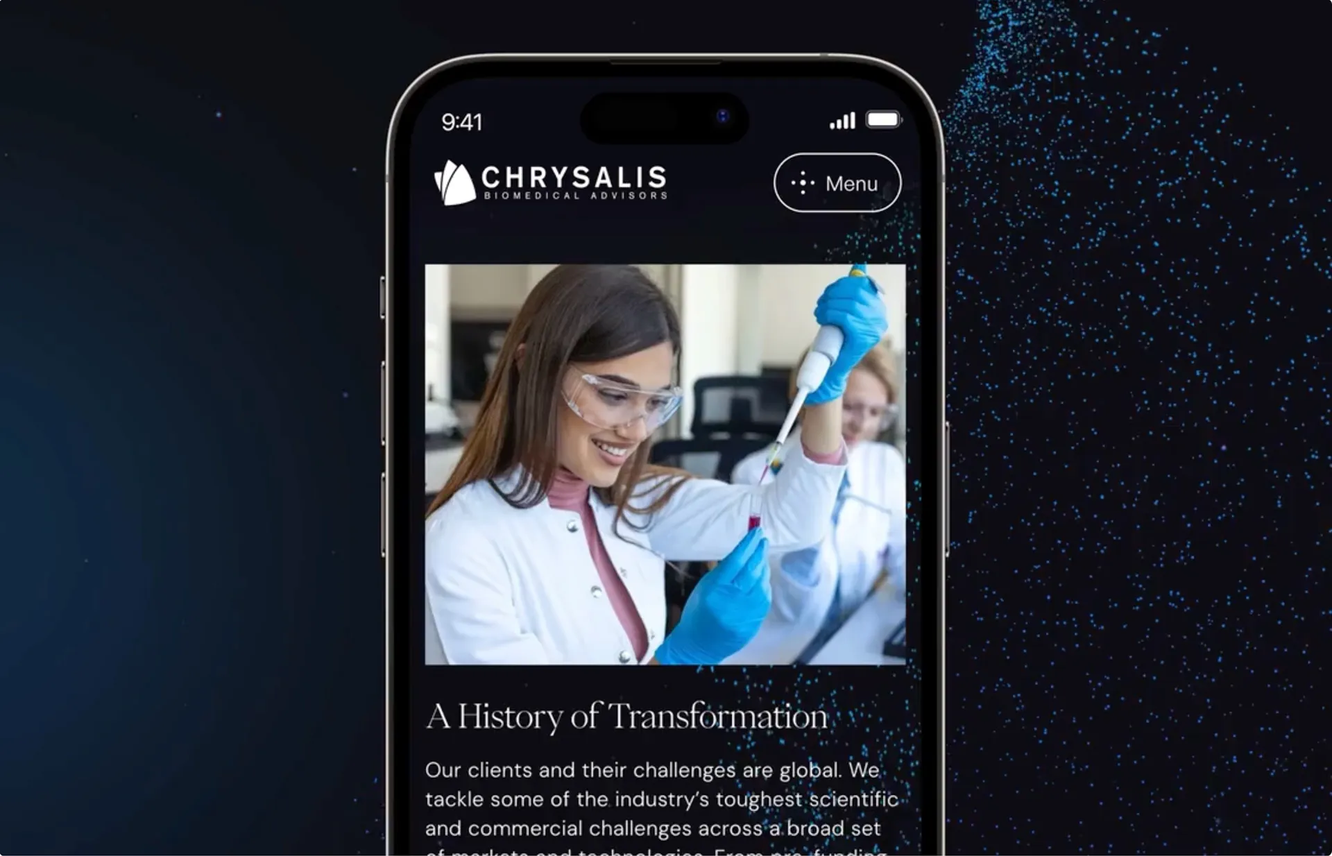 Chrysalis Biomedical Advisors Cover