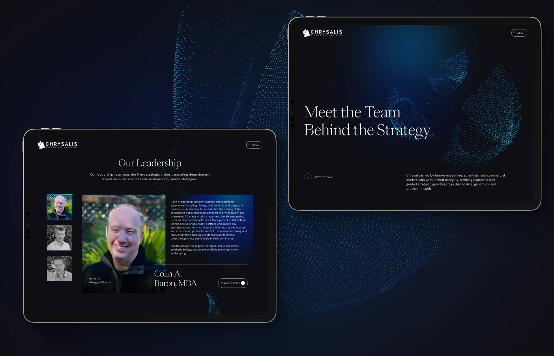 Chrysalis Desktop Screen Layouts