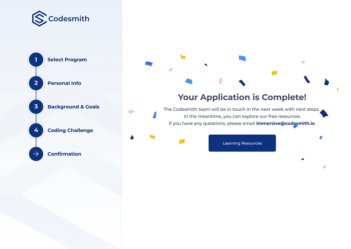 Confirmation Screen State