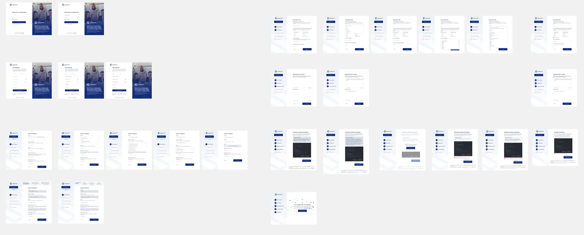 Codesmith Desktop Screen Layouts