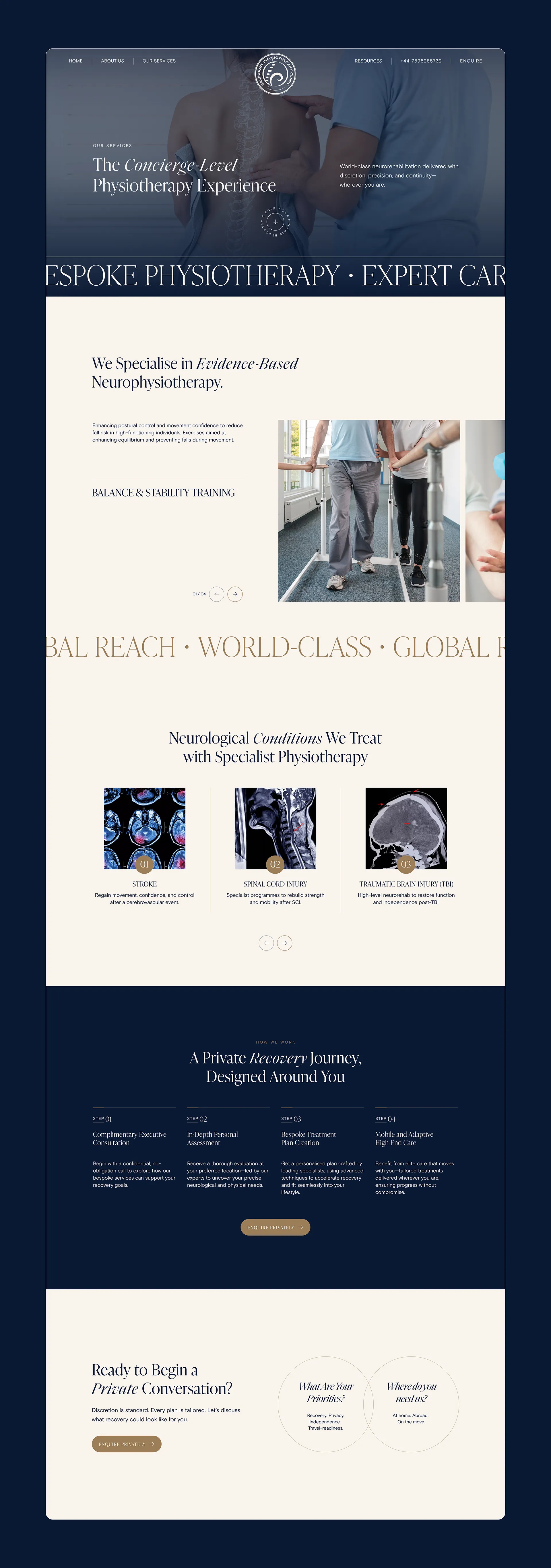 Neurophysiotherapy Full Screen Layout 2